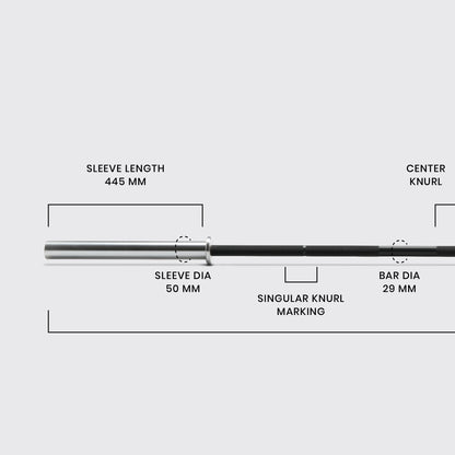 Powerlifting Competition Bar - 20kgs